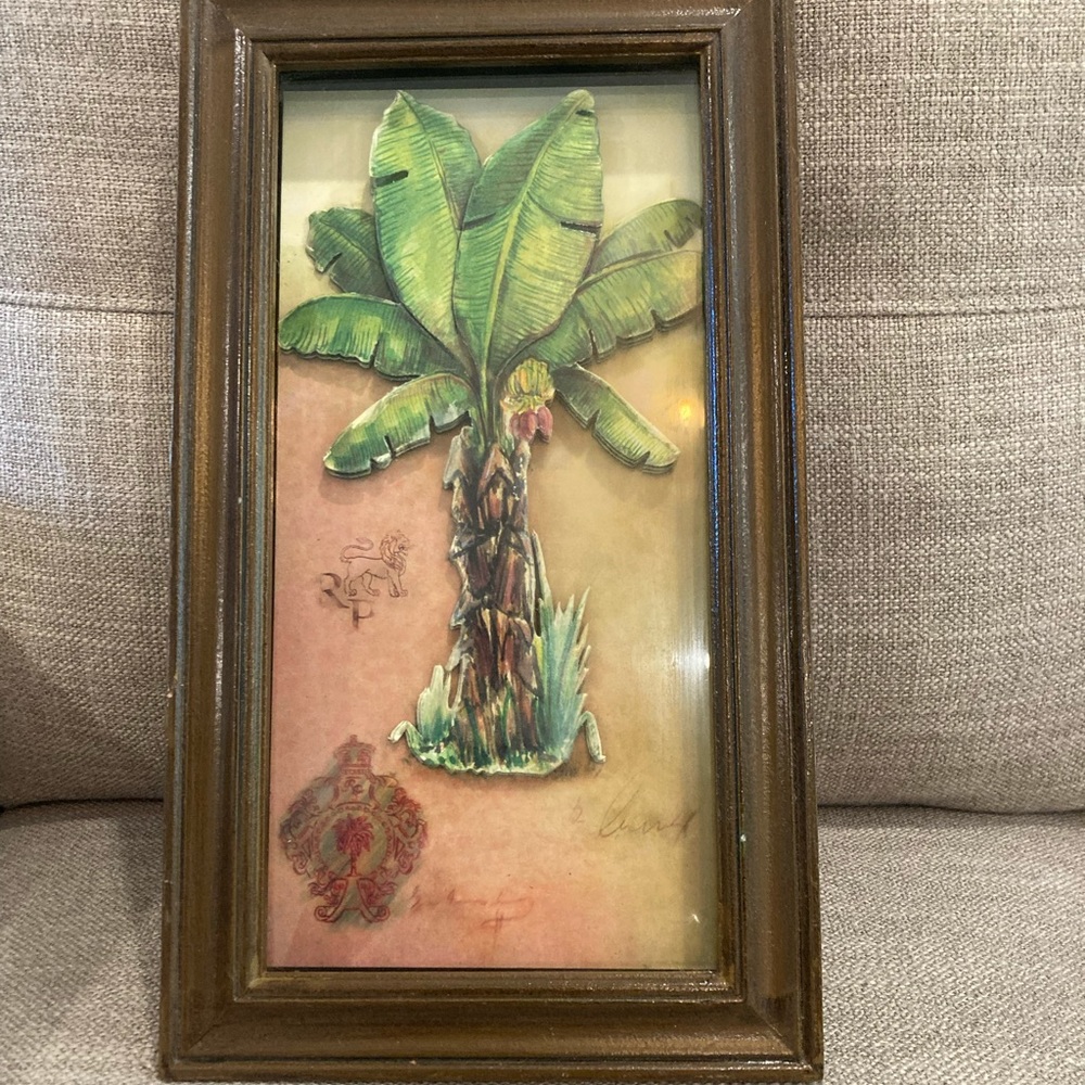 Royal Palm Framed Tropical Wall Art - Picture 3 of 9